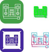 Stereo Icon Design vector