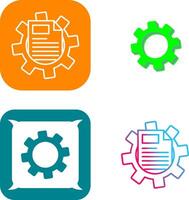 Cogwheel Icon Design vector