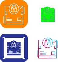 Delivery Box Icon Design vector