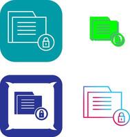 Data Security Icon Design vector