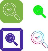 Magnifying Glass Icon Design vector