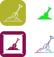 Digging Icon Design vector