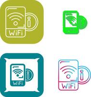 Wifi Signal Icon Design vector