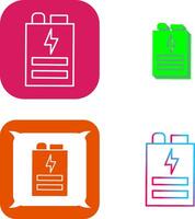 Battery Icon Design vector