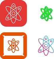 Atom Icon Design vector