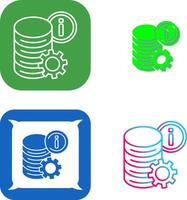 Data Icon Design vector