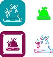 Bonfire Icon Design vector