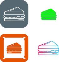 diseño de icono de sandwich vector