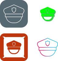 Police Hat Icon Design vector