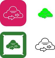 Cloud Computing Icon Design vector