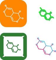 Molecule Icon Design vector