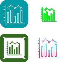 Histogram Icon Design vector