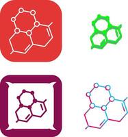 Molecule Icon Design vector