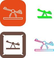 Seesaw Icon Design vector