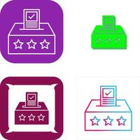 Ballot Icon Design vector