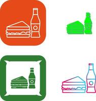 Junk Food Icon Design vector