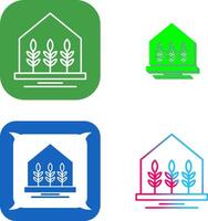 Farm House Icon Design vector