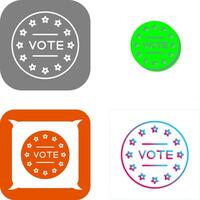 diseño de icono de voto vector