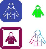 Raincoat Icon Design vector