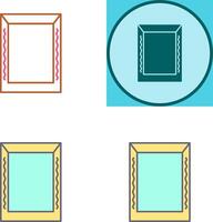 Unique Frame Icon Design vector