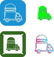 Fast Food Truck Icon Design vector