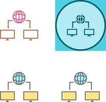 Unique Internet Connectivity Icon Design vector