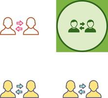 Unique Consulting Services Icon Design vector