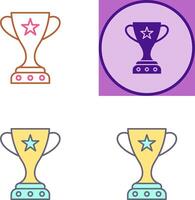 Unique Winner Icon Design vector