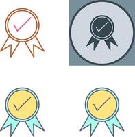 Unique Quality Control Icon Design vector