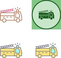 Unique Fire Truck Icon Design vector