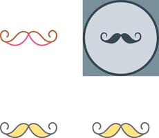 Moustache Icon Design vector