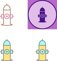 Unique Hydrant Icon Design vector