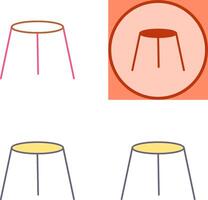 Unique Stool Icon Design vector