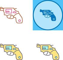 Unique Revolver Icon Design vector