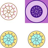 Unique Optical Diaphram Icon Design vector