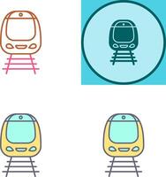 diseño de icono de tren vector