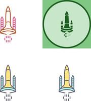 Space Shuttle Icon Design vector