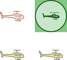 diseño de icono de helicóptero vector