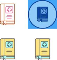 Medical Book Icon Design vector