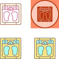 Weighing Scale Icon Design vector