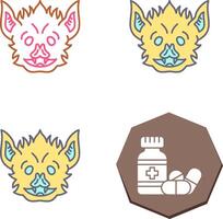 Bat Icon Design vector