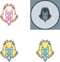 Mandrill Icon Design vector