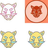 Boar Icon Design vector