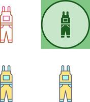 Jumpsuit Icon Design vector