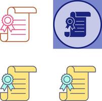 Legal Paper Icon Design vector