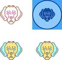 diseño de icono de perro vector