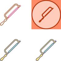 Hacksaw Icon Design vector