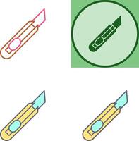 Stationery Knife Icon Design vector