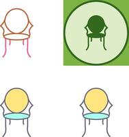 Ancient Chair Icon Design vector