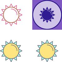 Sun Icon Design vector